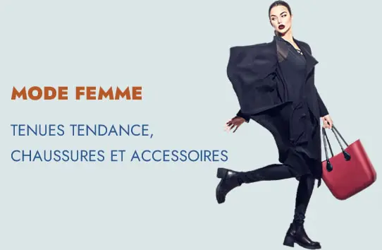 Tenues tendance, chaussures et accessoires